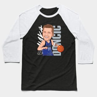 Luka Doncic Dallas Mavericks 77 Baseball T-Shirt